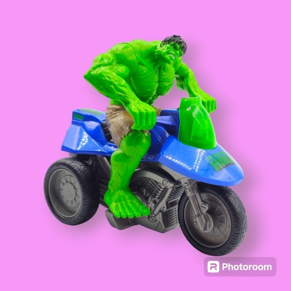 2007 Marvel Incredible Hulk Zoom 'N Go 3-Wheeler Blue Vehicle